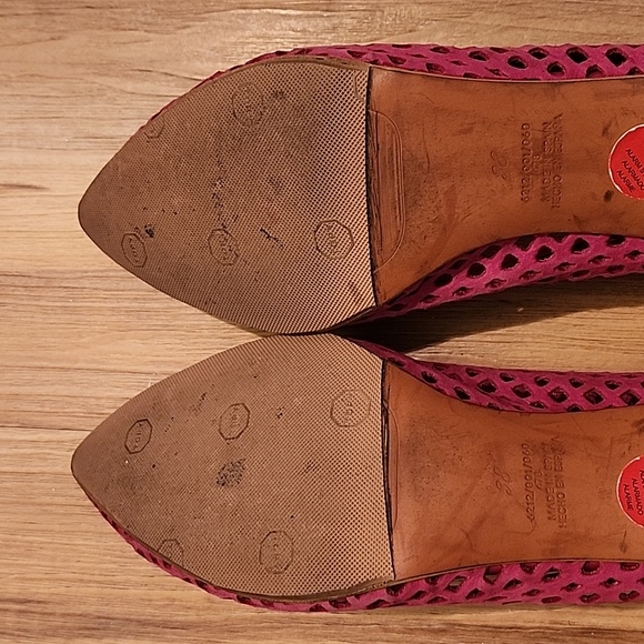 Zara laser cut Suede pumps Sz 38 - Picture 8 of 10